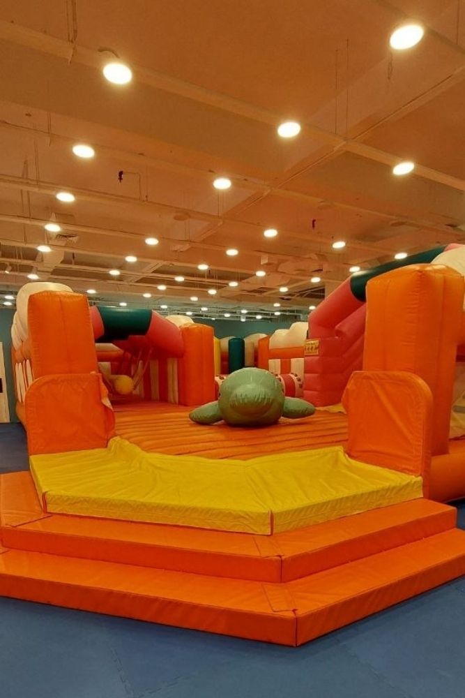 area bermain istana balon kids box jumbo by kidzoona di ciwalk bandung