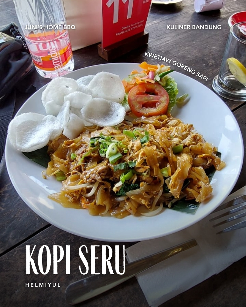 menu makanan Kopi Seru Bandung